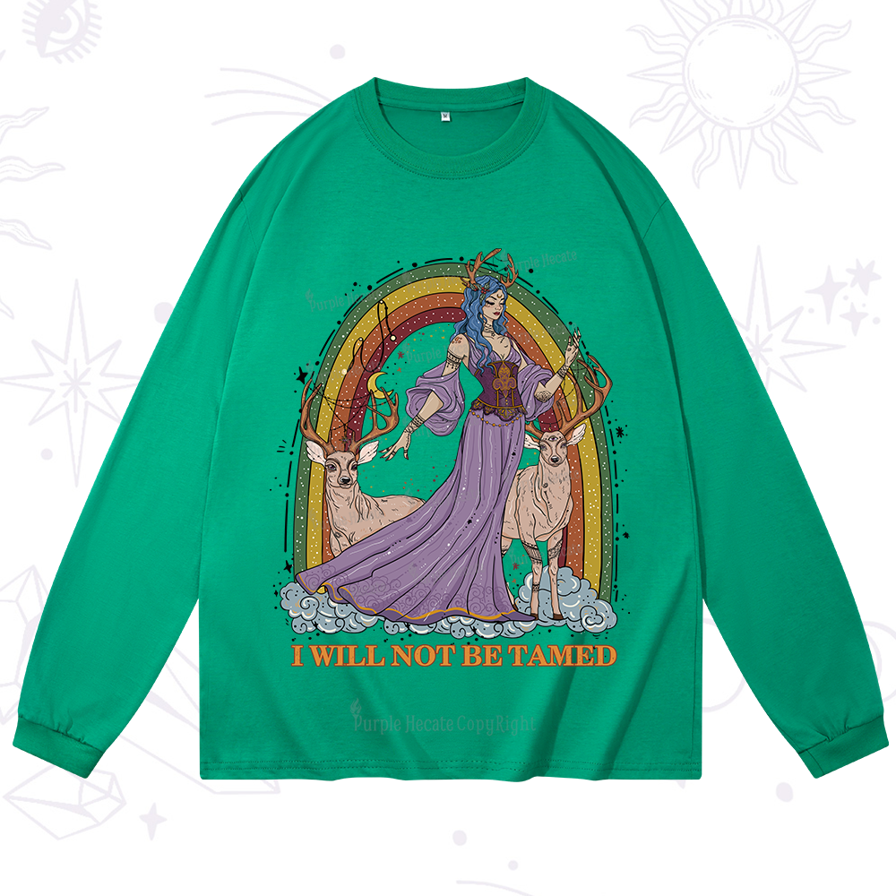 Purplehecate I Will No Be Tamed Long Sleeve T-Shirt