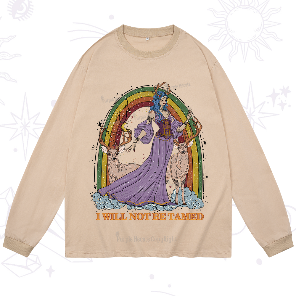 Purplehecate I Will No Be Tamed Long Sleeve T-Shirt