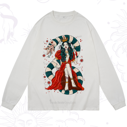 Purplehecate Queen of the Sandworms Long Sleeve T-Shirt