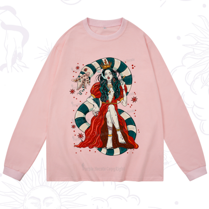 Purplehecate Queen of the Sandworms Long Sleeve T-Shirt