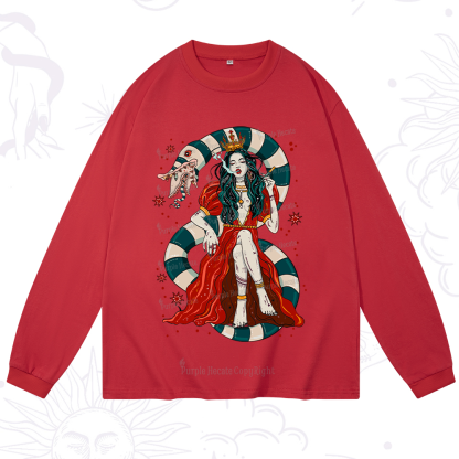 Purplehecate Queen of the Sandworms Long Sleeve T-Shirt
