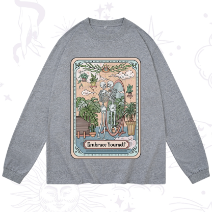 Purplehecate The Embrace Yourself Tarot Long Sleeve T-Shirt