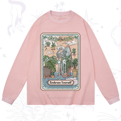 Purplehecate The Embrace Yourself Tarot Long Sleeve T-Shirt