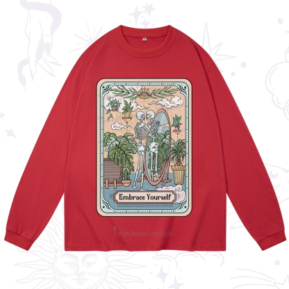 Purplehecate The Embrace Yourself Tarot Long Sleeve T-Shirt