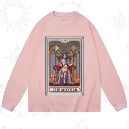 Purplehecate The Mother Tarot Card Long Sleeve T-Shirt