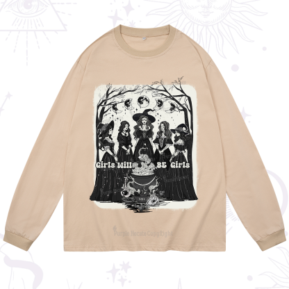 Purplehecate Girls Will Be Girls Long Sleeve T-Shirt