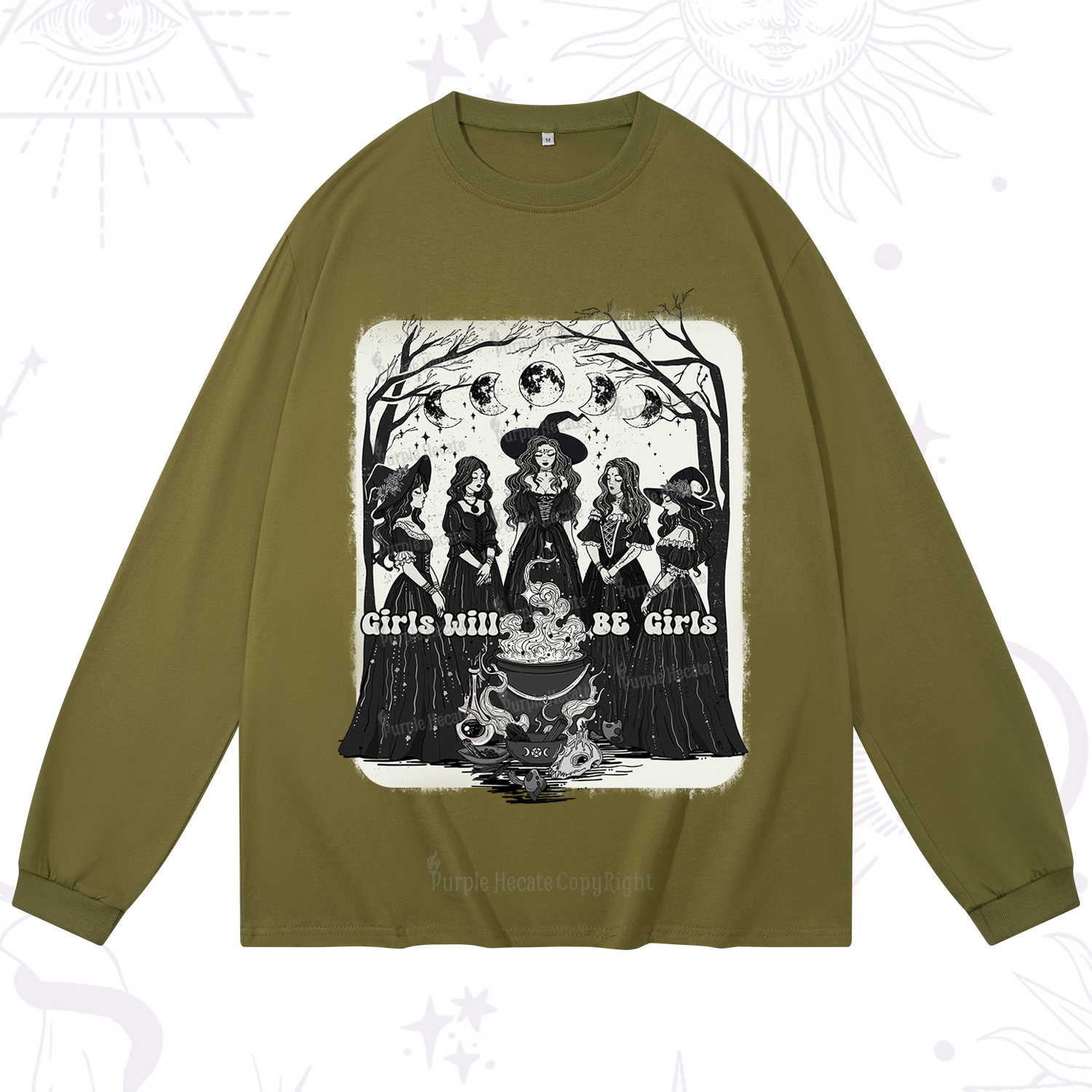 Purplehecate Girls Will Be Girls Long Sleeve T-Shirt