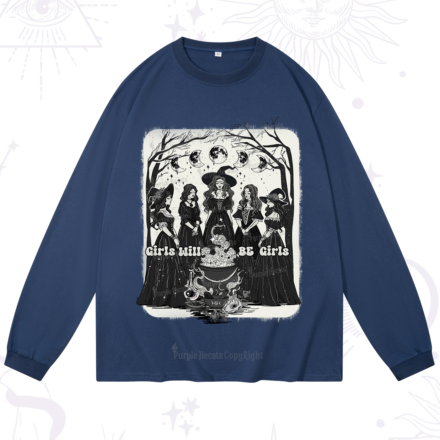 Purplehecate Girls Will Be Girls Long Sleeve T-Shirt