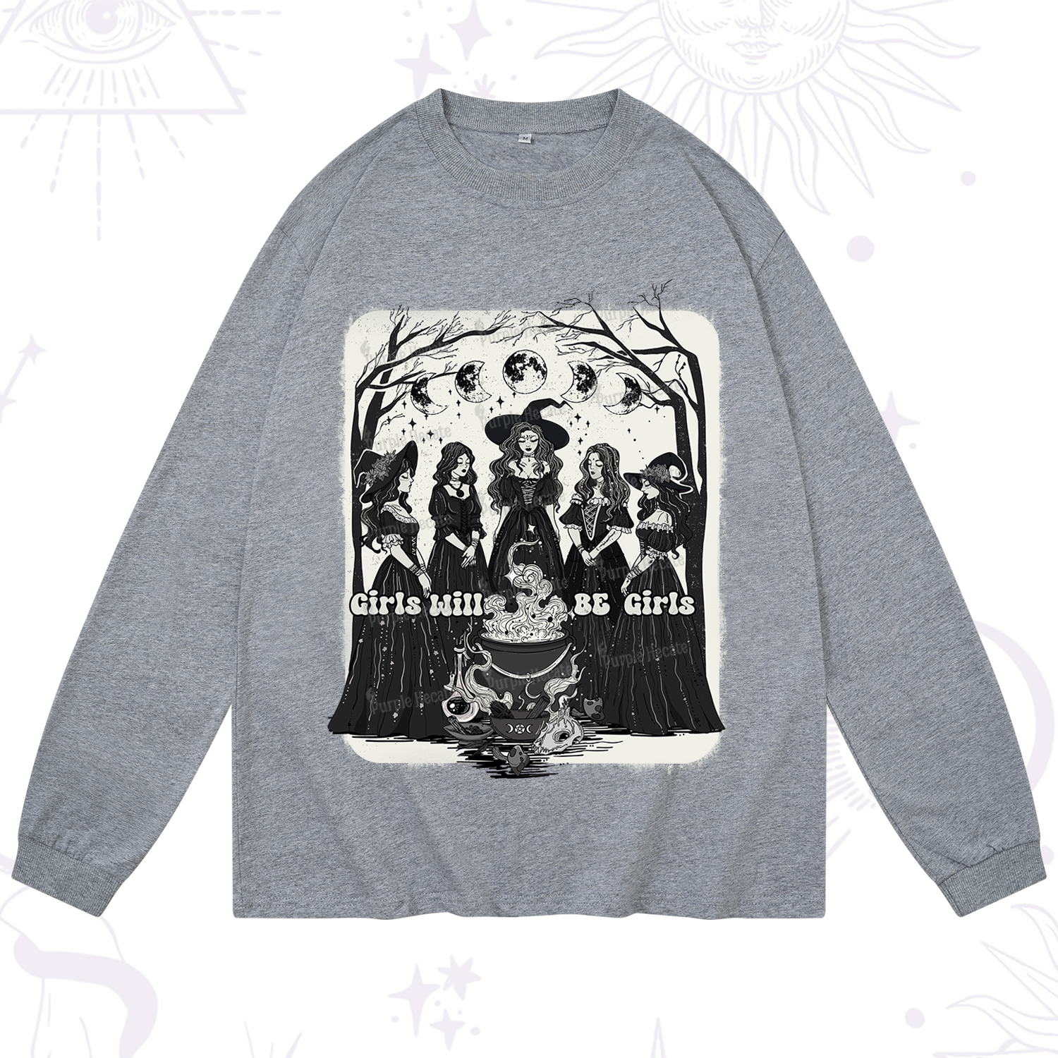 Purplehecate Girls Will Be Girls Long Sleeve T-Shirt