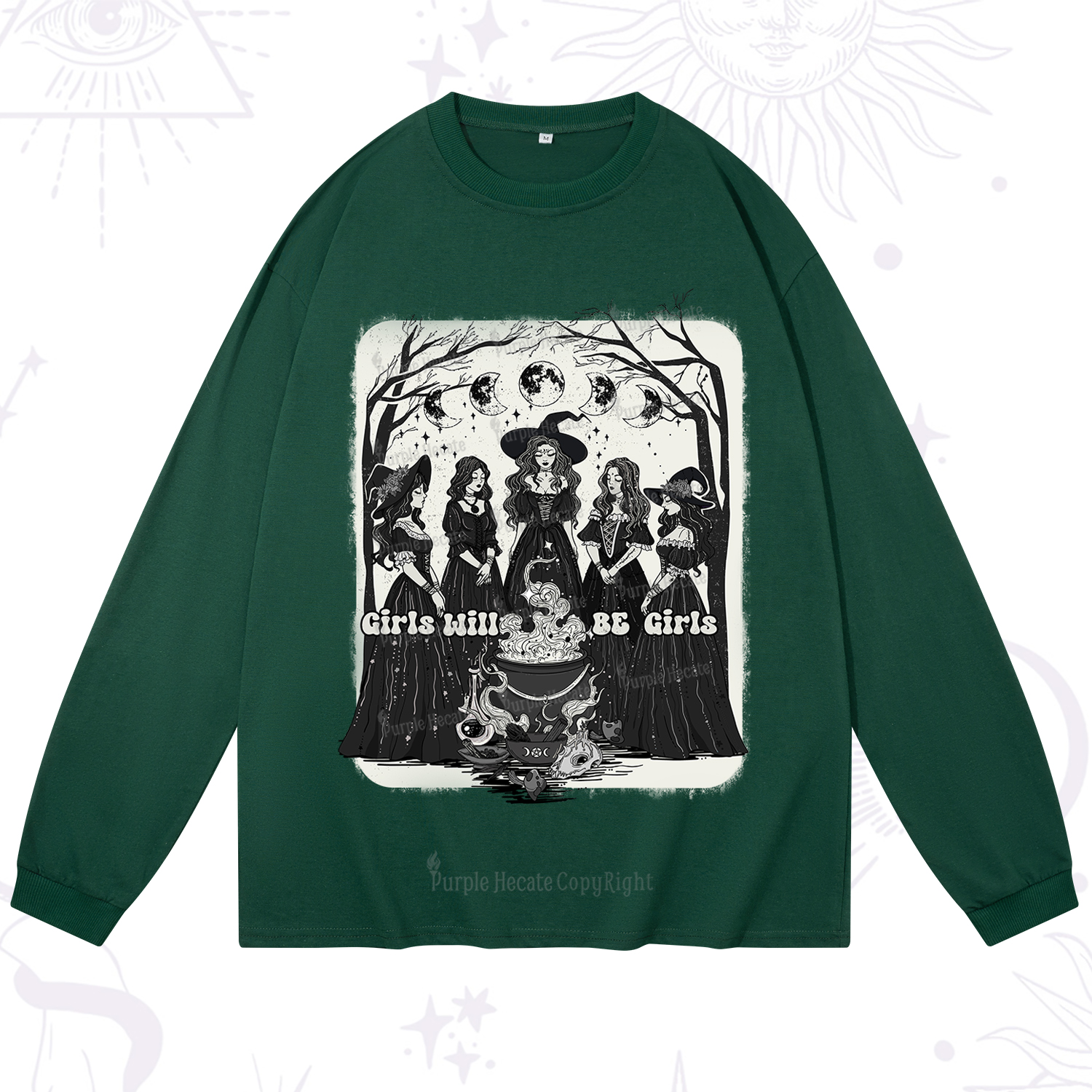 Purplehecate Girls Will Be Girls Long Sleeve T-Shirt