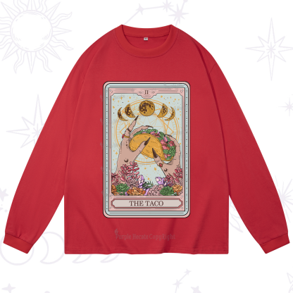 Purplehecate The Taco Tarot Long Sleeve T-Shirt