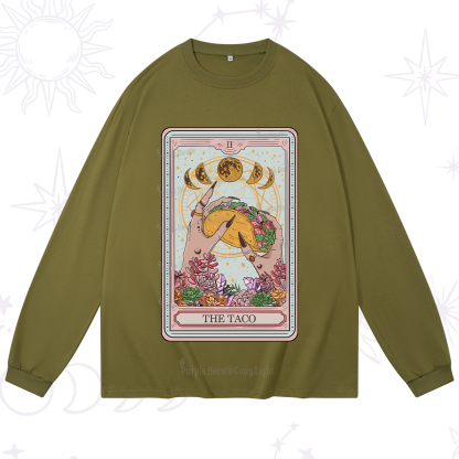 Purplehecate The Taco Tarot Long Sleeve T-Shirt