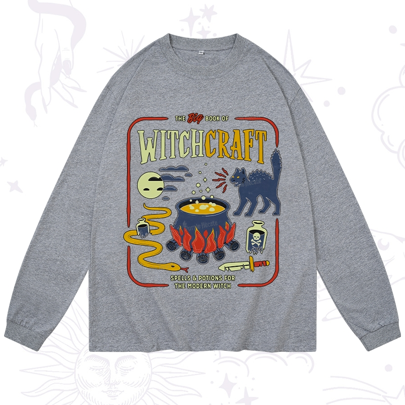 Purplehecate Book Of Witchcraft Long Sleeve T-Shirt