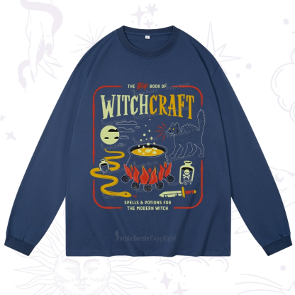 Purplehecate Book Of Witchcraft Long Sleeve T-Shirt