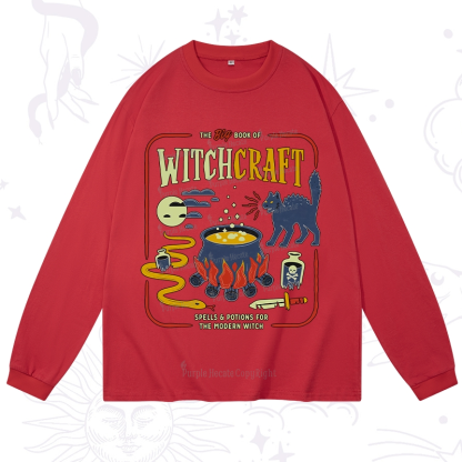 Purplehecate Book Of Witchcraft Long Sleeve T-Shirt