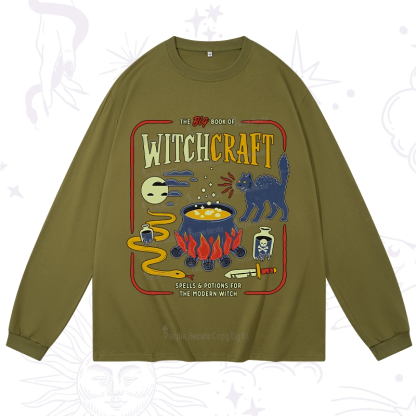 Purplehecate Book Of Witchcraft Long Sleeve T-Shirt