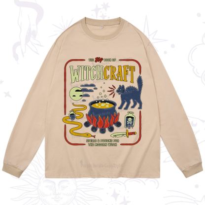 Purplehecate Book Of Witchcraft Long Sleeve T-Shirt