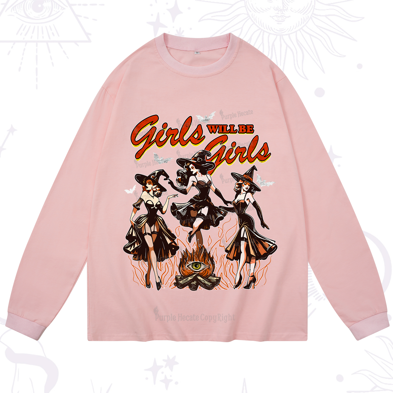 Purplehecate Girls Will Be Girls Long Sleeve T-Shirt
