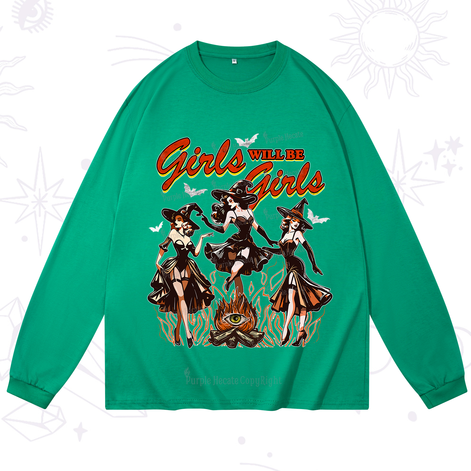 Purplehecate Girls Will Be Girls Long Sleeve T-Shirt