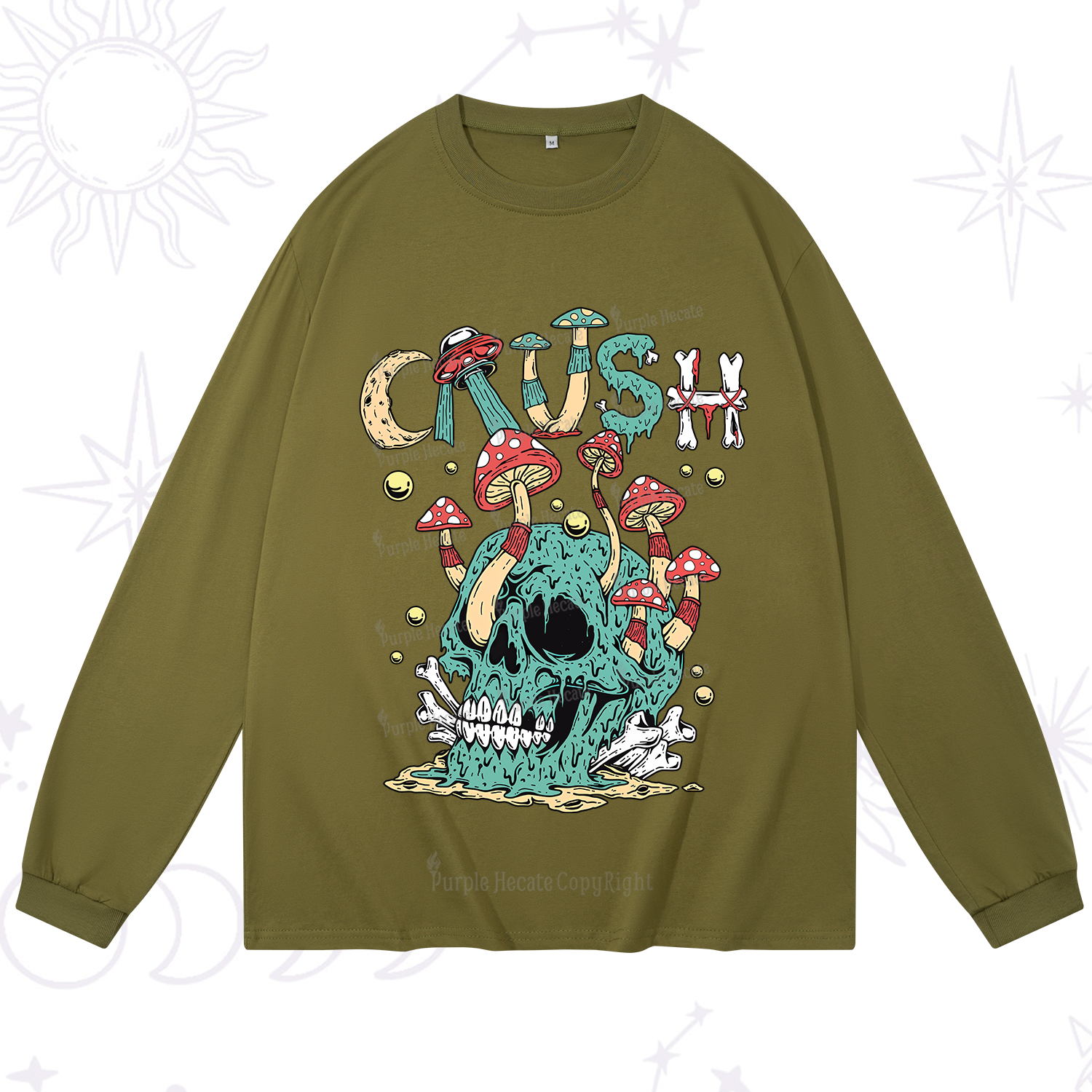 Purplehecate Crush Long Sleeve T-Shirt