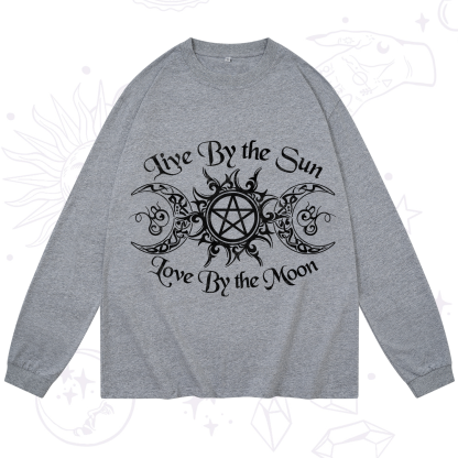 Purplehecate Hecate's Lunar Blessing Long Sleeve T-Shirt