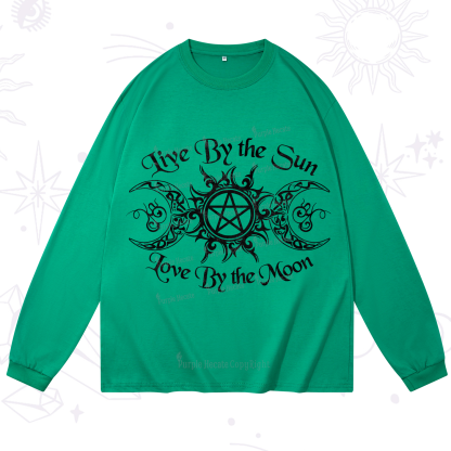 Purplehecate Hecate's Lunar Blessing Long Sleeve T-Shirt