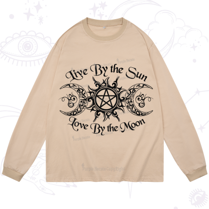 Purplehecate Hecate's Lunar Blessing Long Sleeve T-Shirt