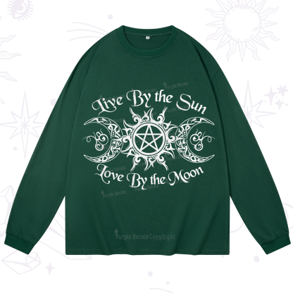 Purplehecate Hecate's Lunar Blessing Long Sleeve T-Shirt