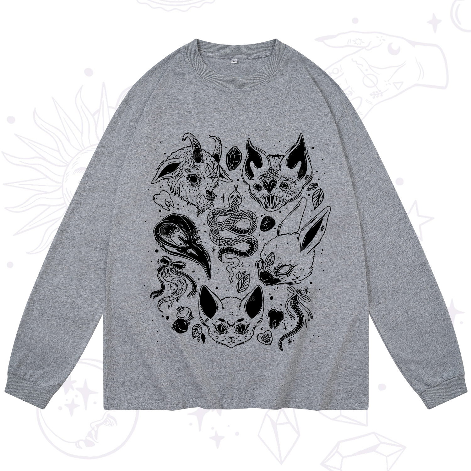 Purplehecate Familiar Spirits Long Sleeve T-Shirt