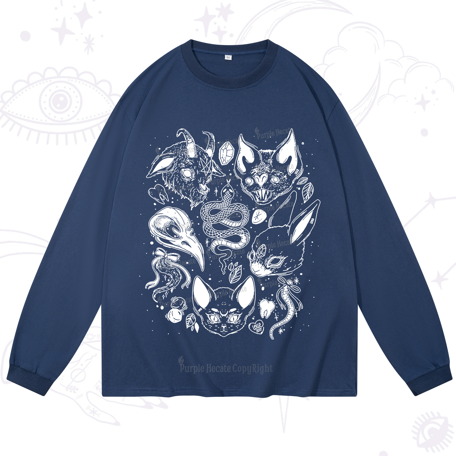 Purplehecate Familiar Spirits Long Sleeve T-Shirt
