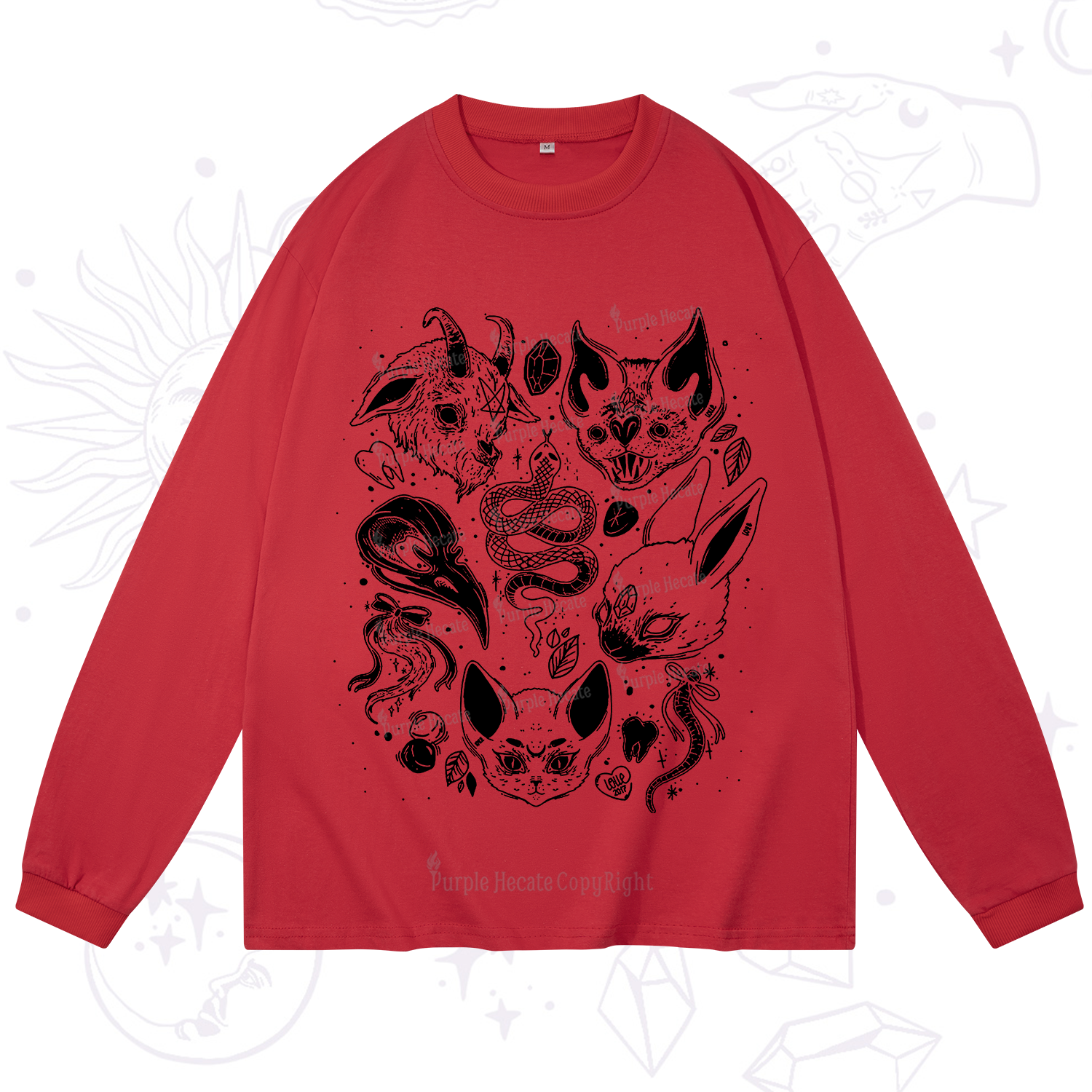 Purplehecate Familiar Spirits Long Sleeve T-Shirt