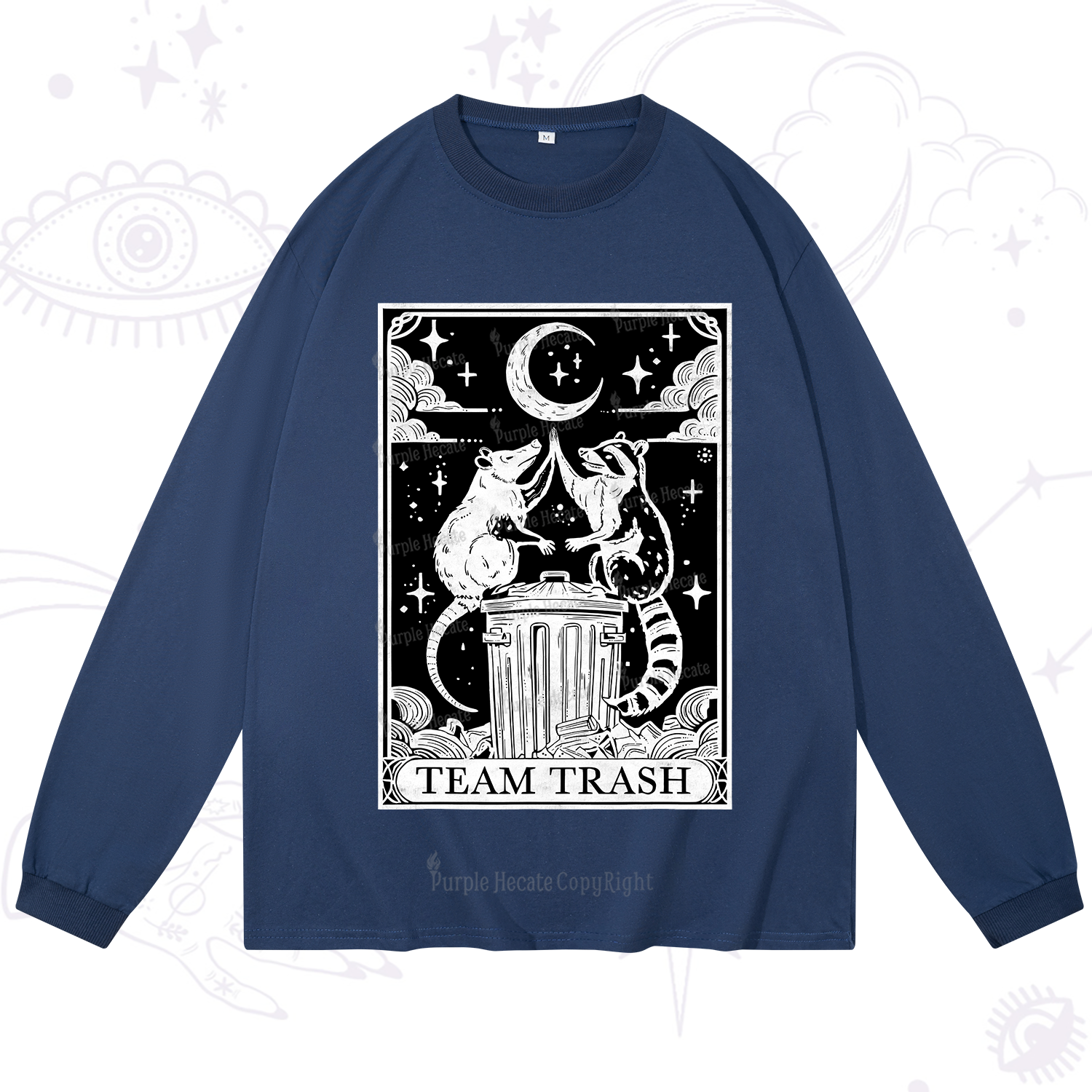 Purplehecate The Team Trash Tarot Long Sleeve T-Shirt