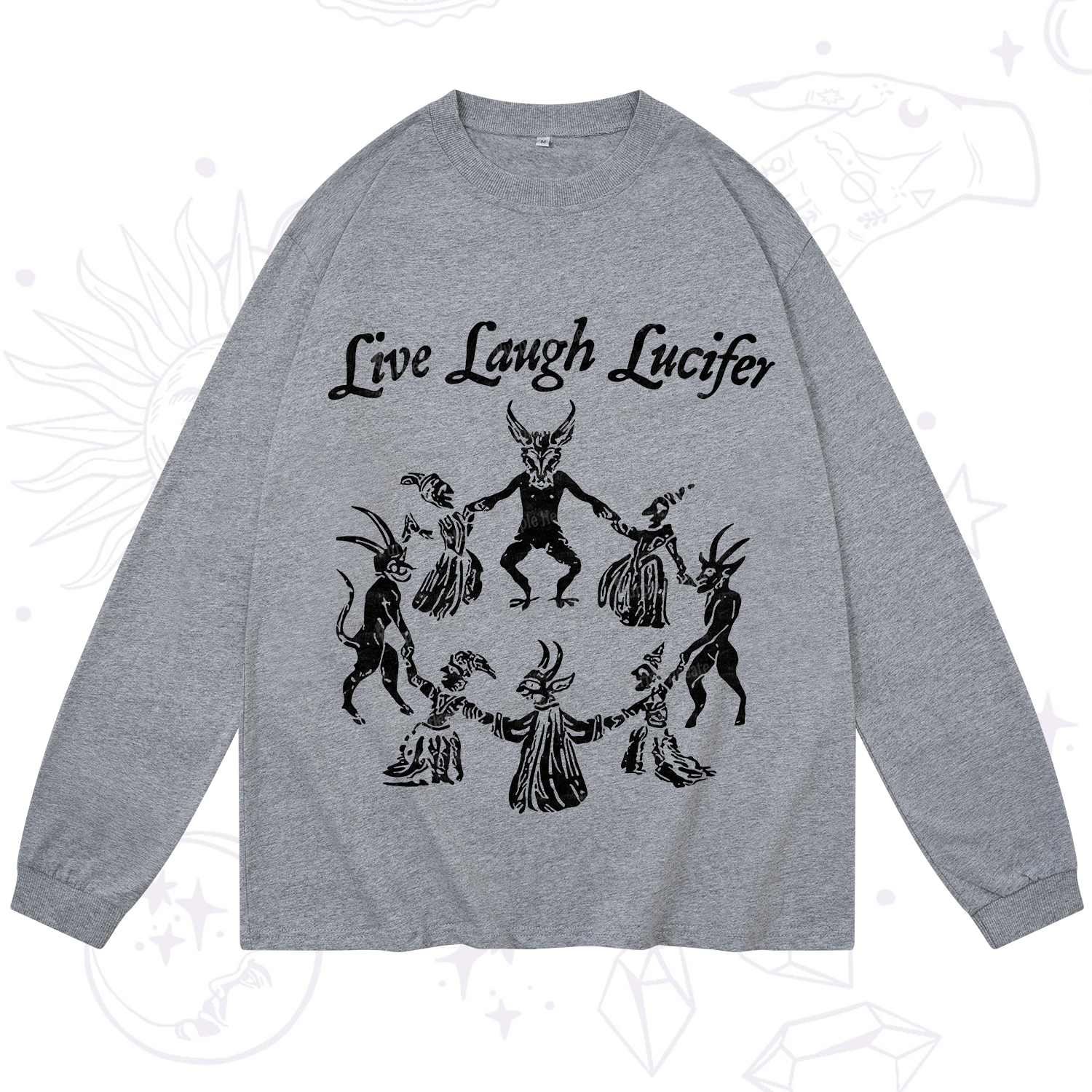 Purplehecate Live Laugh Lucifer Long Sleeve T-Shirt