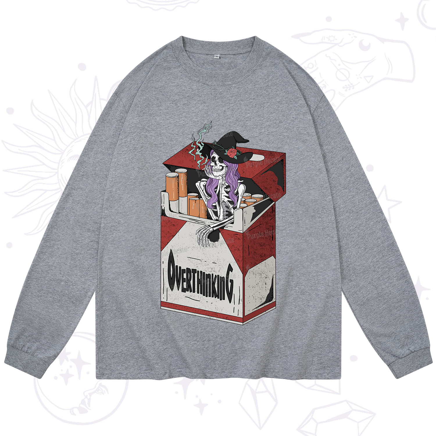 Purplehecate Overthinking Long Sleeve T-Shirt