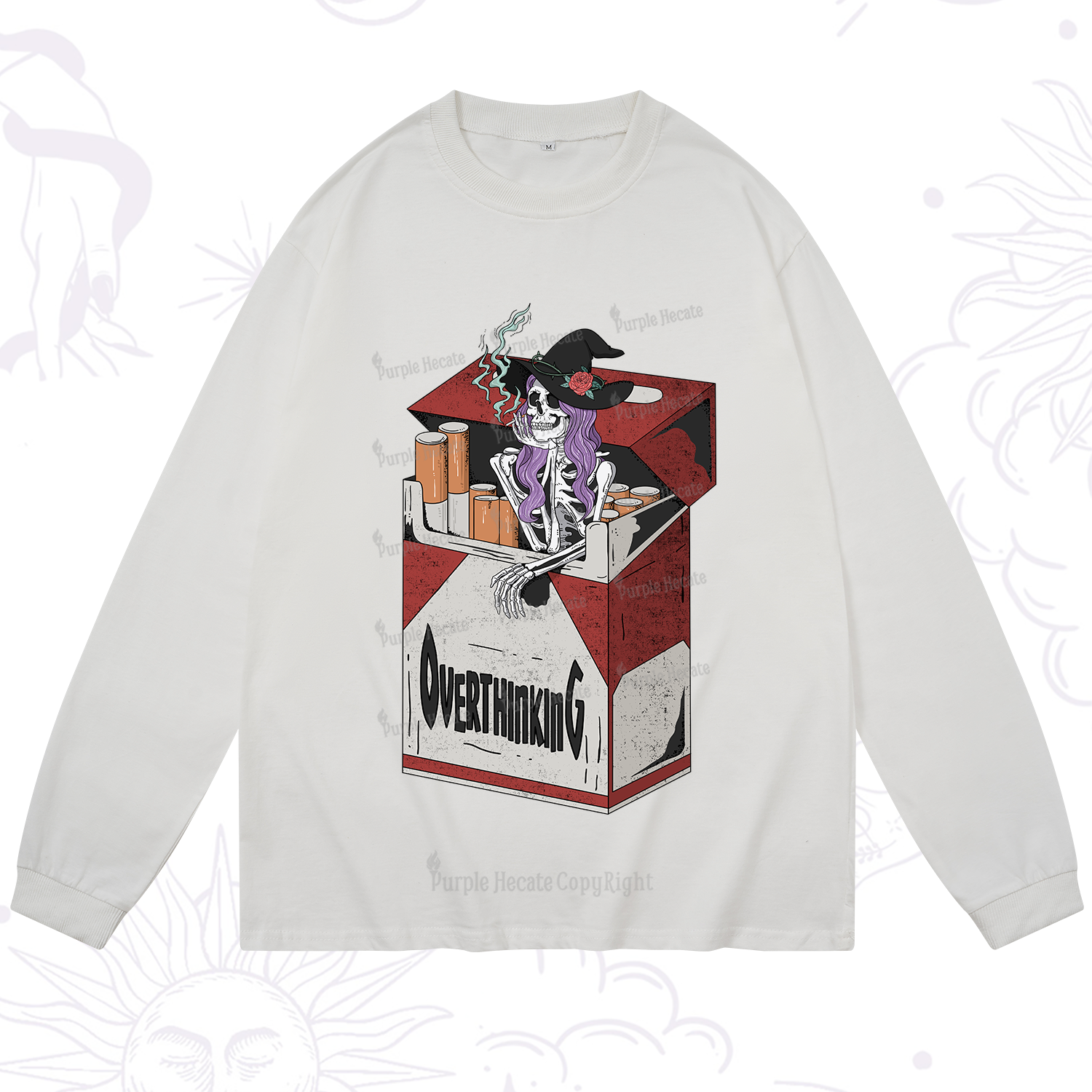 Purplehecate Overthinking Long Sleeve T-Shirt