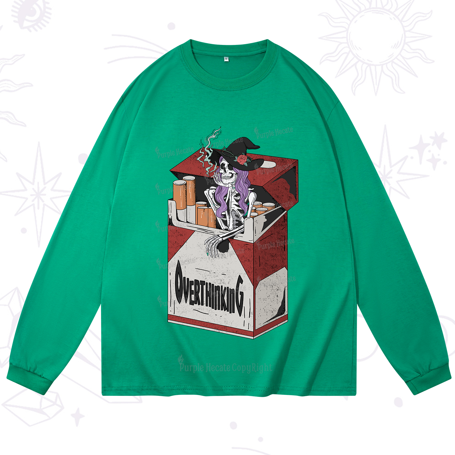 Purplehecate Overthinking Long Sleeve T-Shirt