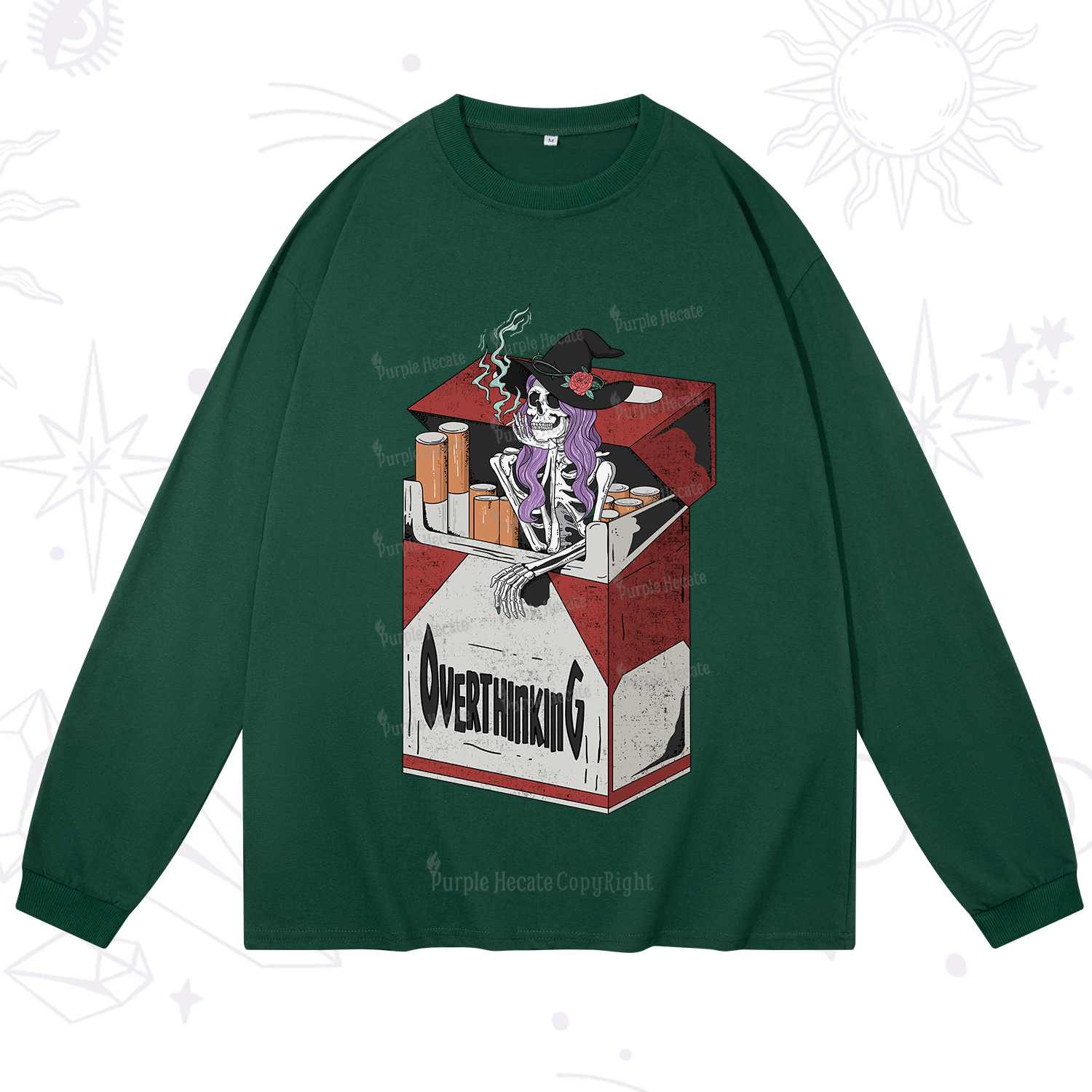 Purplehecate Overthinking Long Sleeve T-Shirt