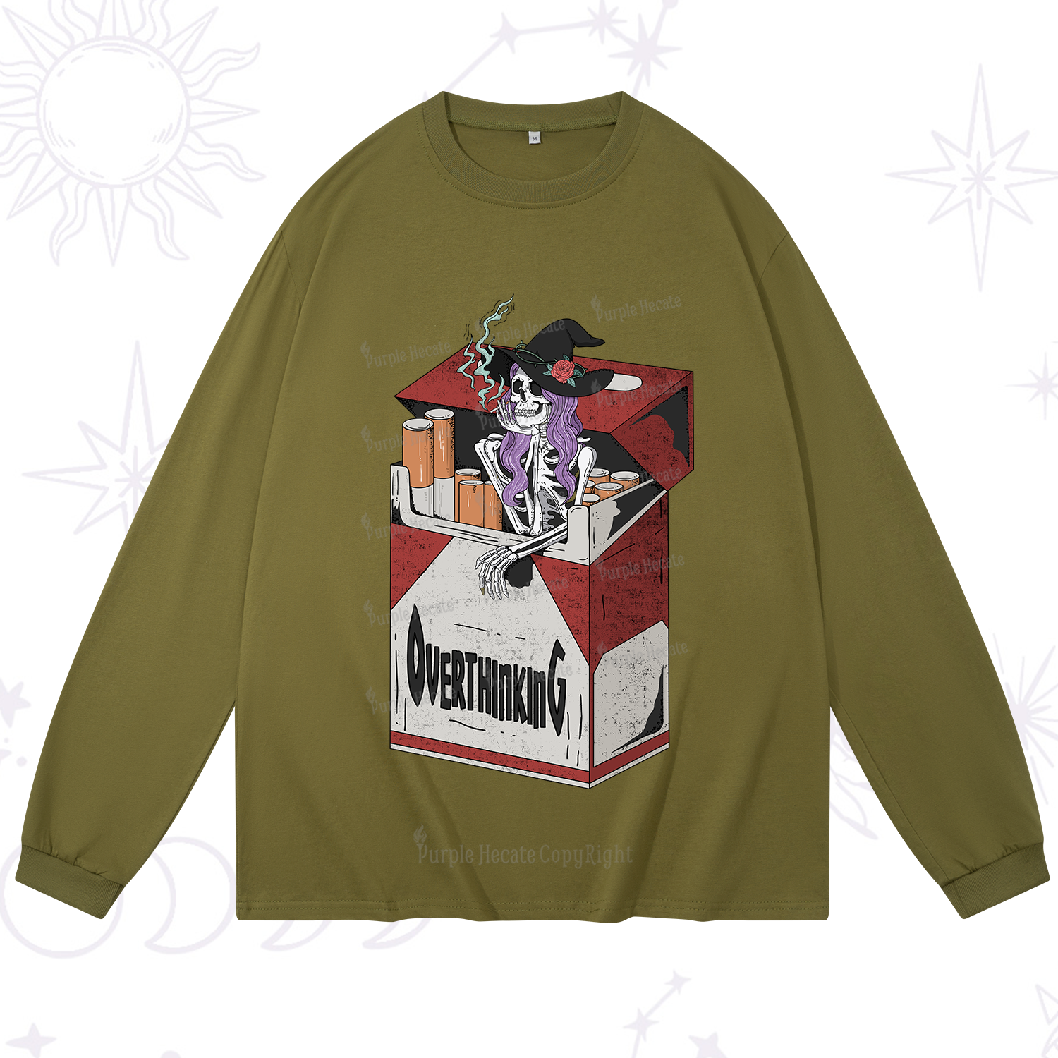 Purplehecate Overthinking Long Sleeve T-Shirt