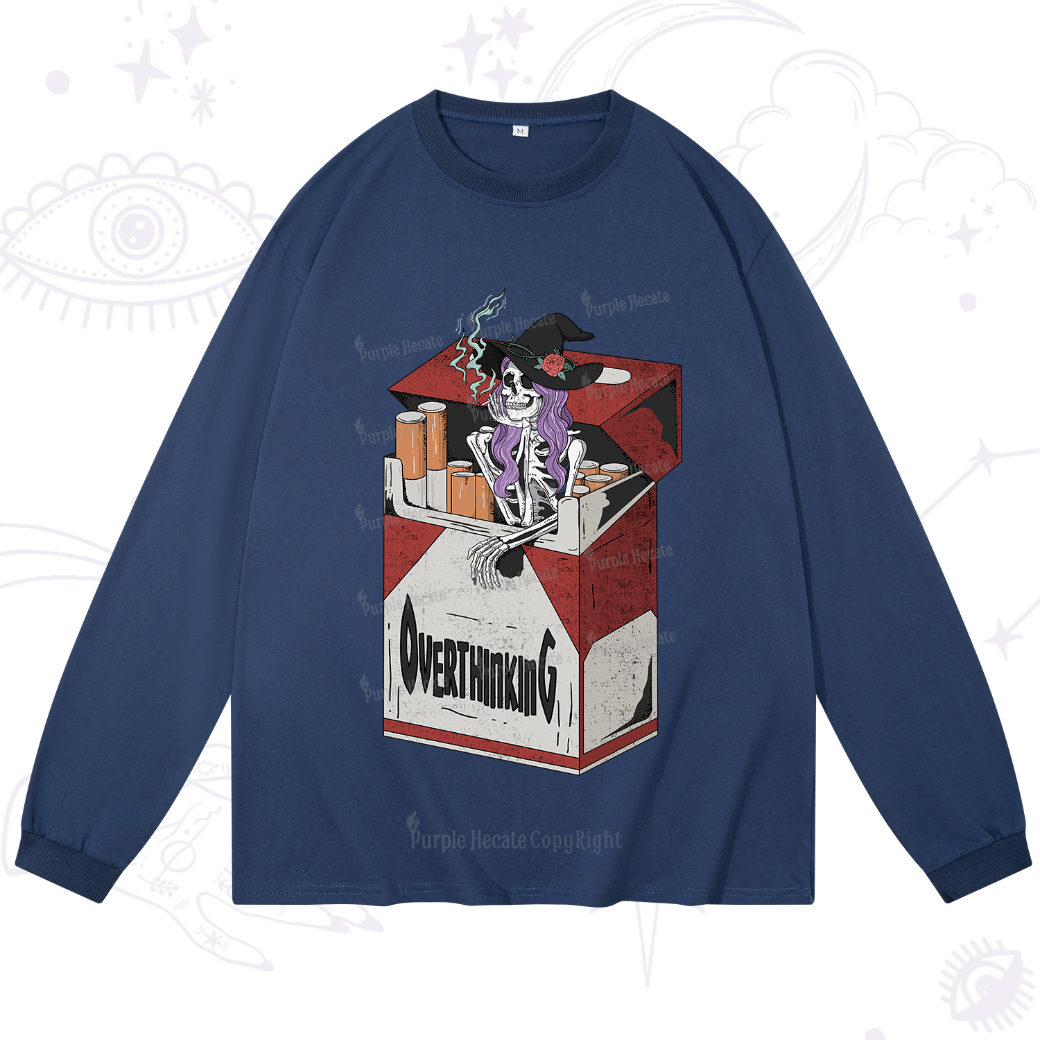 Purplehecate Overthinking Long Sleeve T-Shirt