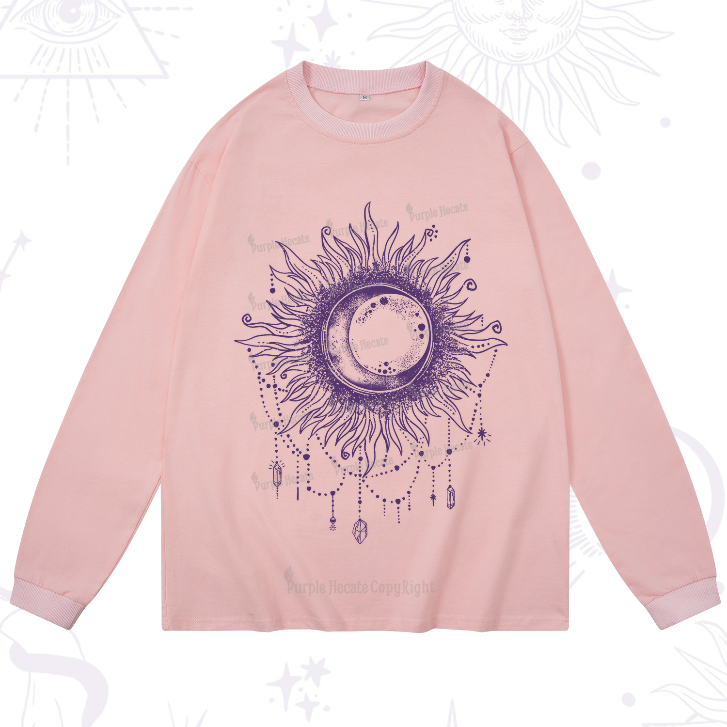 Purplehecate Starry Eye Long Sleeve T-Shirt