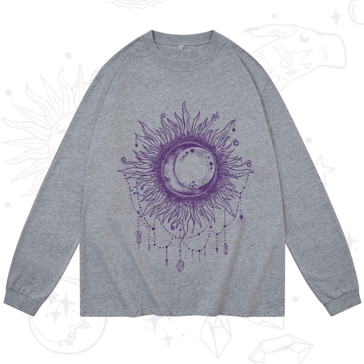 Purplehecate Starry Eye Long Sleeve T-Shirt