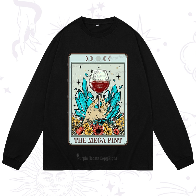 Purplehecate The Mega Pint Tarot Long Sleeve T-Shirt