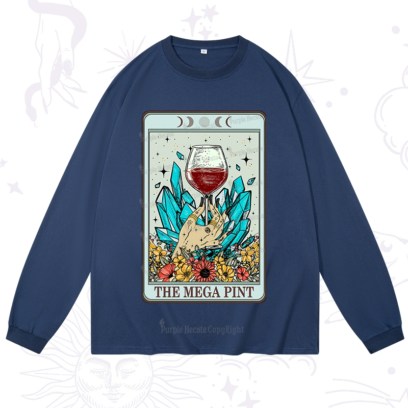 Purplehecate The Mega Pint Tarot Long Sleeve T-Shirt
