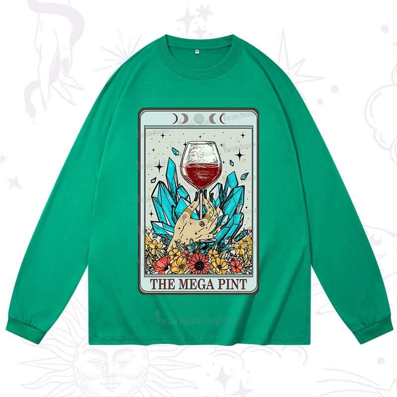Purplehecate The Mega Pint Tarot Long Sleeve T-Shirt