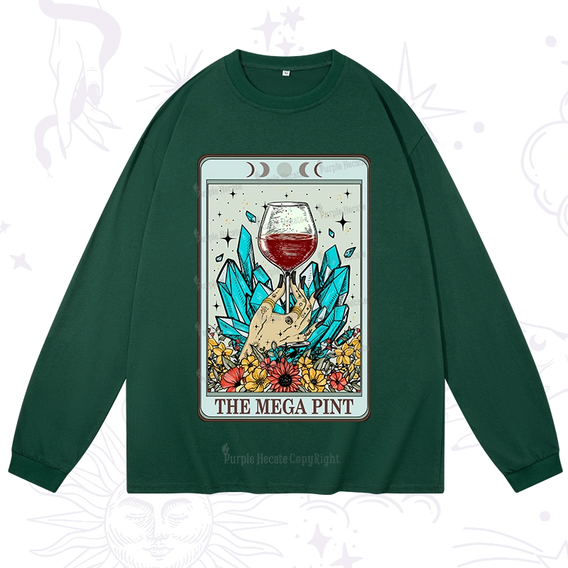 Purplehecate The Mega Pint Tarot Long Sleeve T-Shirt