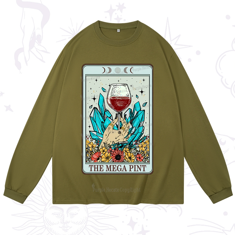 Purplehecate The Mega Pint Tarot Long Sleeve T-Shirt