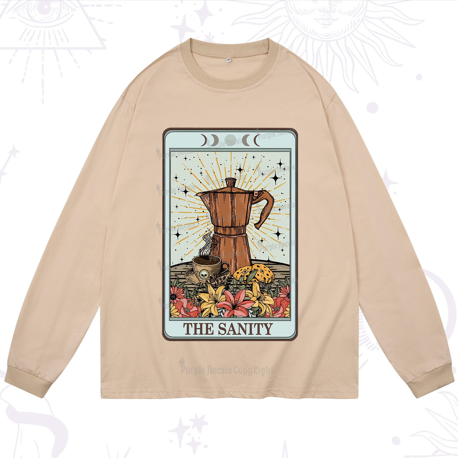 Purplehecate The Sanity Tarot Long Sleeve T-Shirt