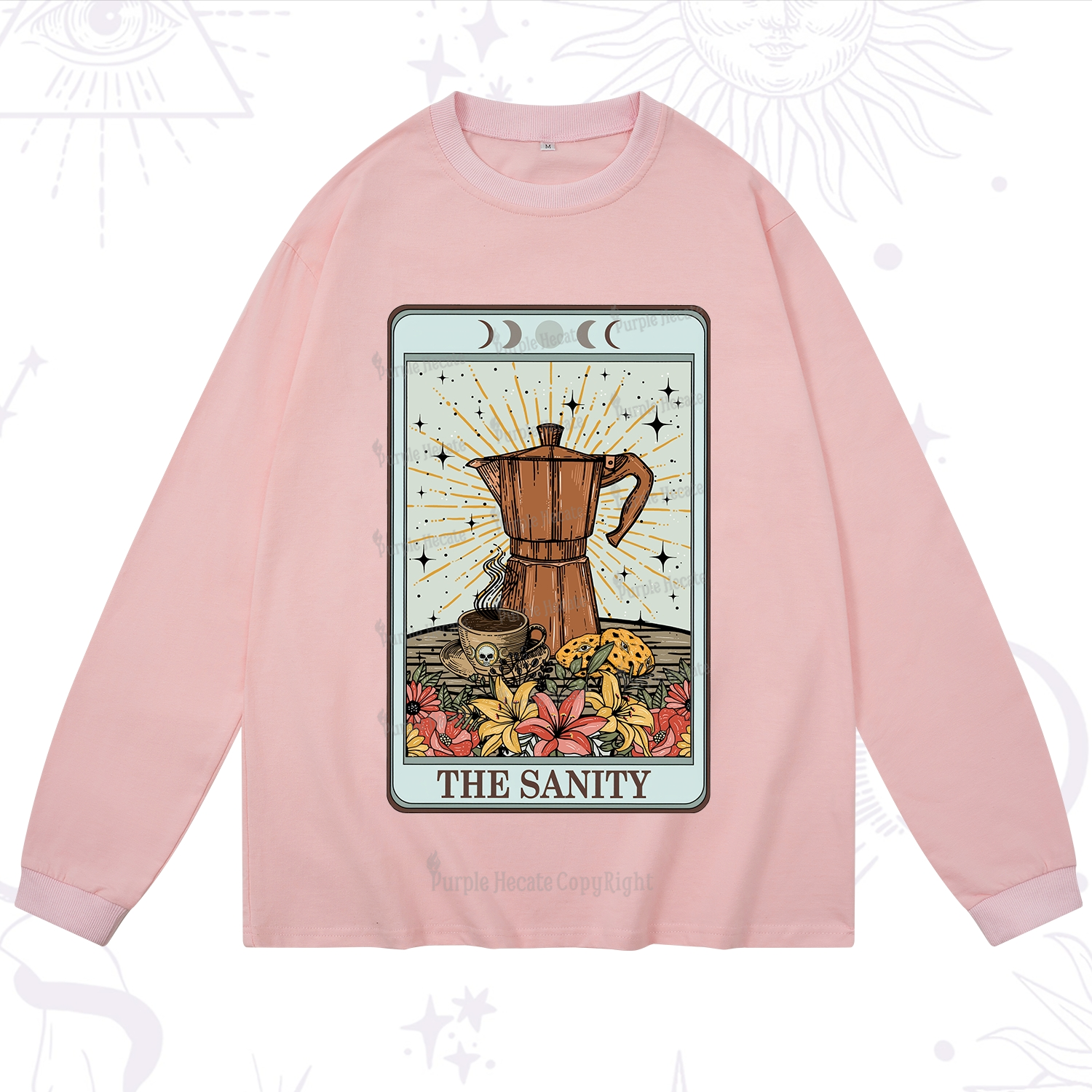 Purplehecate The Sanity Tarot Long Sleeve T-Shirt