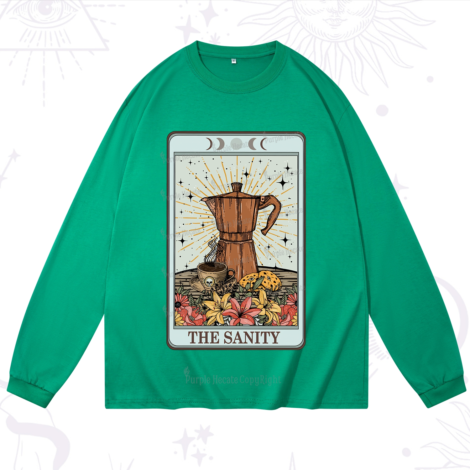 Purplehecate The Sanity Tarot Long Sleeve T-Shirt