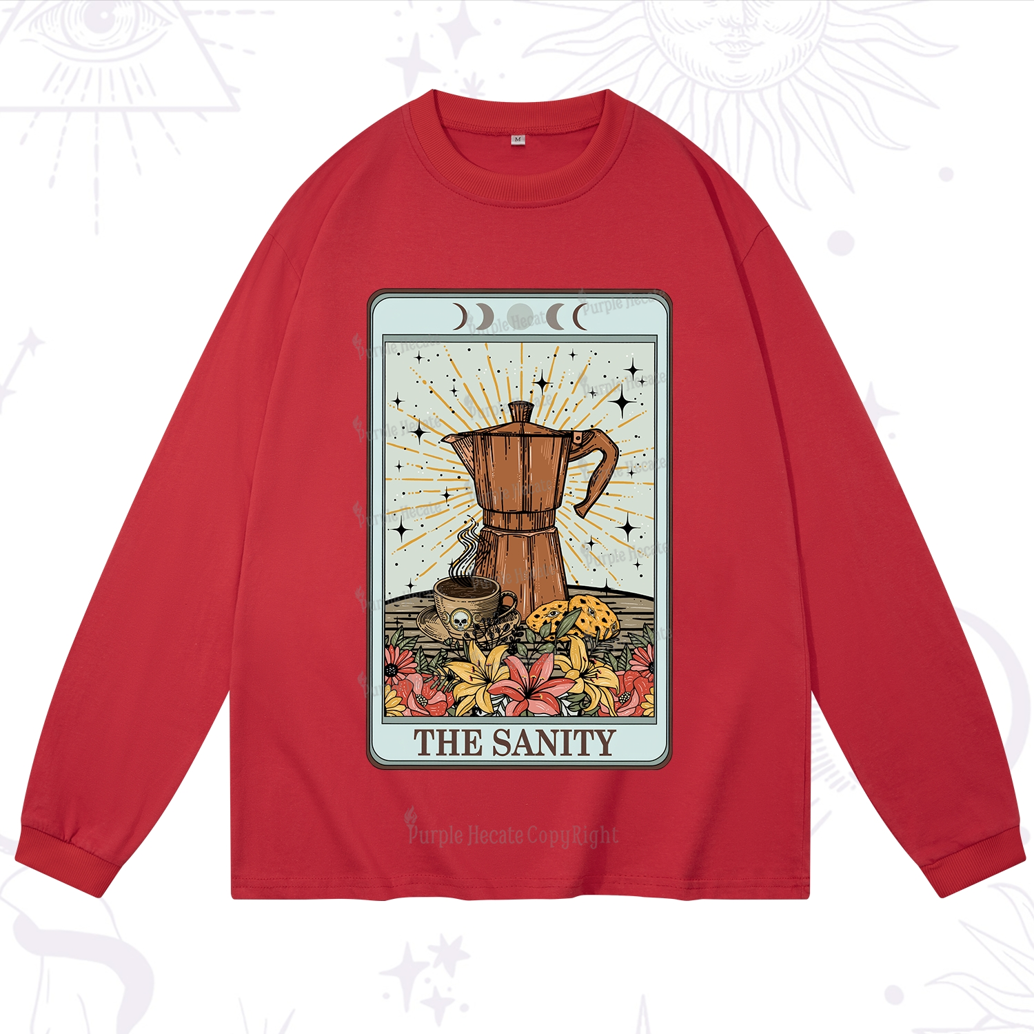 Purplehecate The Sanity Tarot Long Sleeve T-Shirt